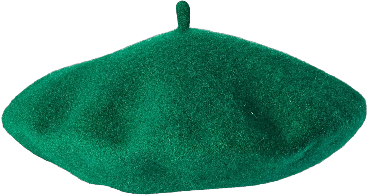 Women's Adult Wool Beret One Size Green