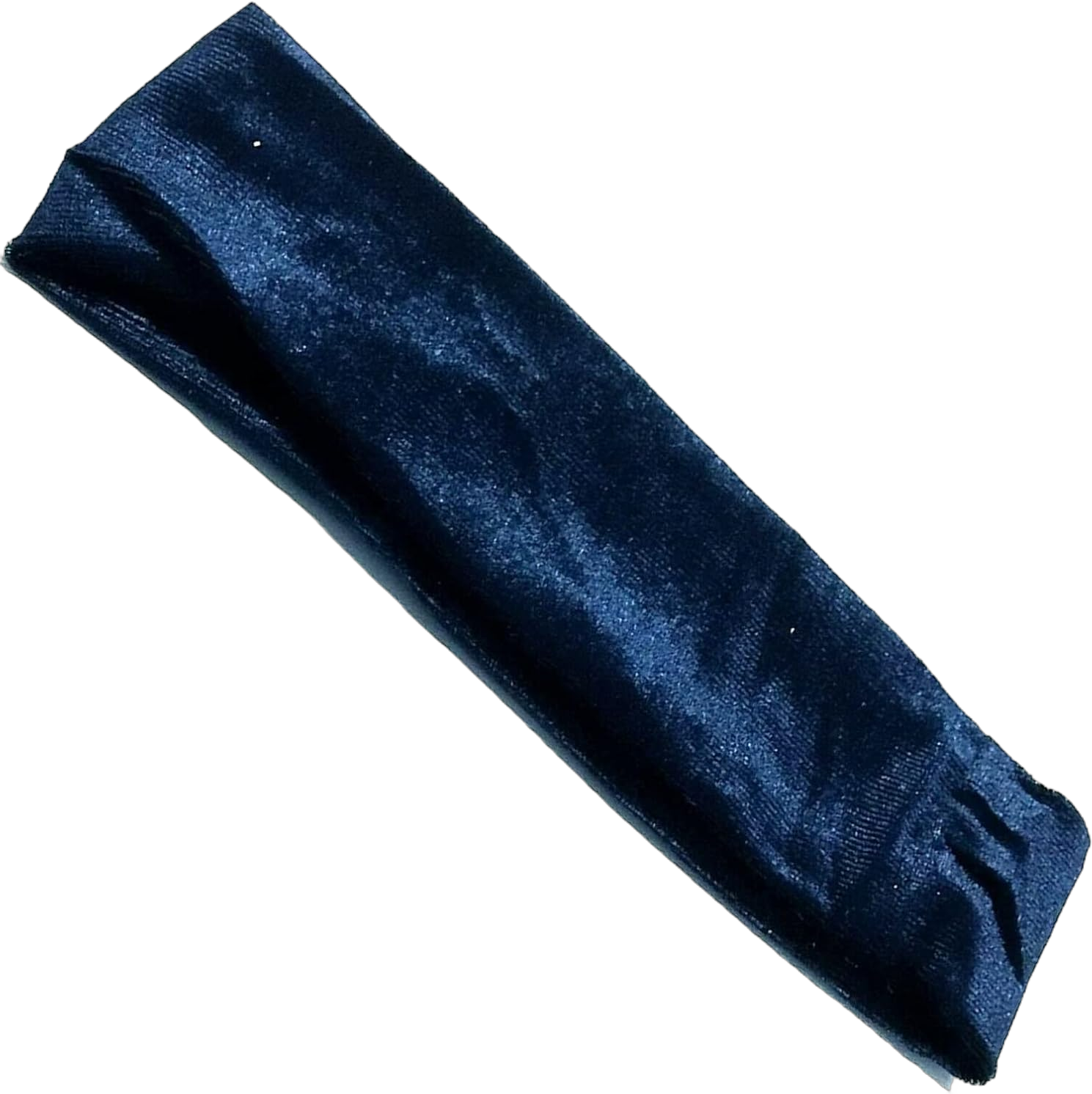 Topkids Accessories Yoga Headband Head Band Kylie Hairband Hair Band Hair Bandeau Stretchy Elastic Gym Sports Fabric For Women, Men and Boys, Girls (5cm (2"), Velvet Navy Blue) 1 Count (Pack of 1) Velvet Navy Blue