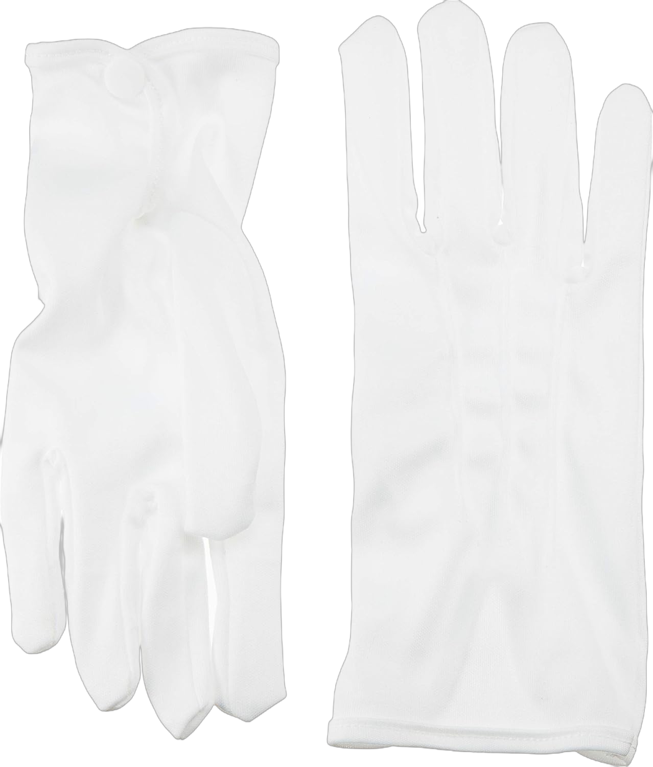 Amscan Luxurious White Santa Cotton Gloves - Adult Size - Ultra-Soft, Premium Quality, Classic & Elegant - Perfect For Parties, Holidays & Cosplay