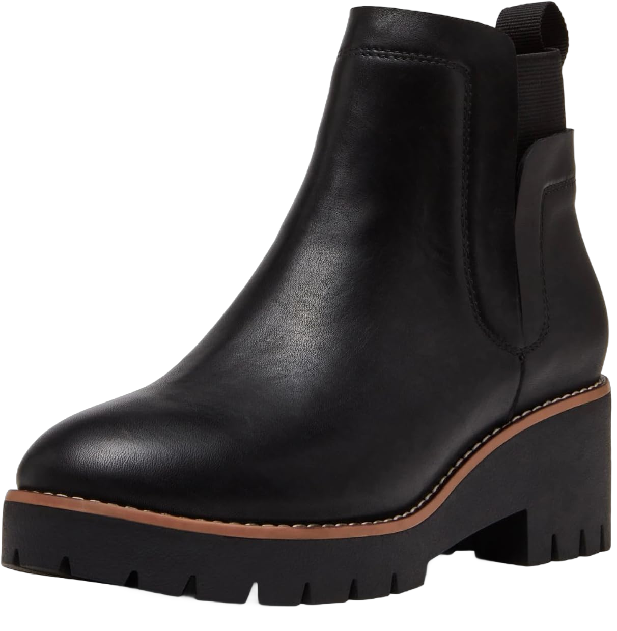 Blondo Women's Danika Waterproof Boot Ankle 5.5 Black Leather