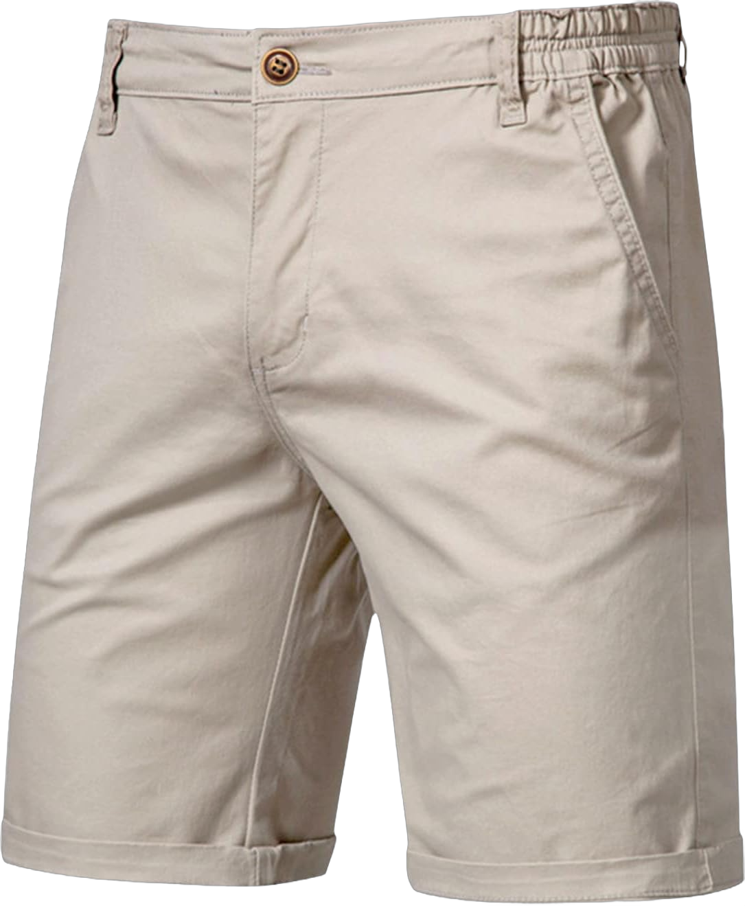 Ymosrh Men's Shorts Casual Color Outdoors Pocket Beach Work Trouser Shorts Pant Casual Shorts, M-2XL Khaki X-Large