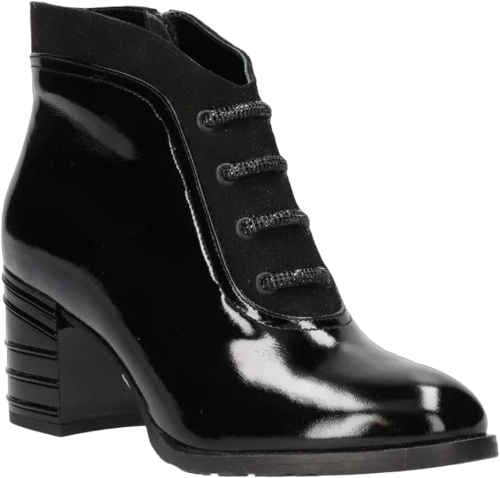 Bioeco Womens Ankle Boot 7773 Black Patent