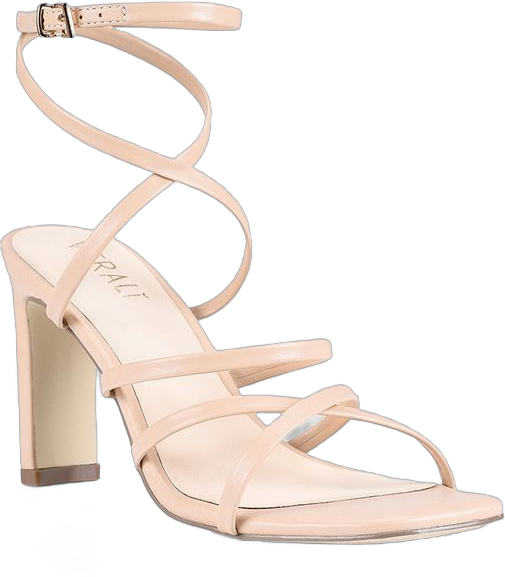 Kindred Strappy Block Heels Nude