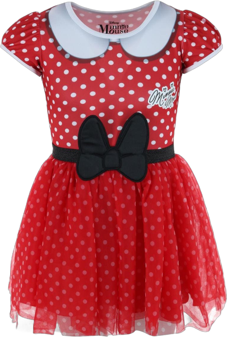 Jerry Leigh Toddler Girl's Disney Minnie Mouse Polka Dot Cosplay Tutu Dress