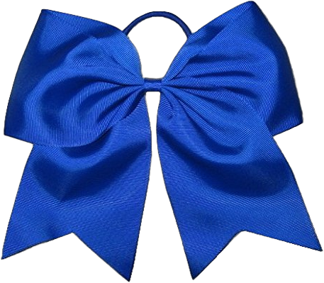 New "ROYAL BLUE" Cheer Bow Pony Tail 7 Inch Girls Hair Bows Cheerleading Dance Practice Football Games Competition Birthday Solid Color Grosgrain Ribbon