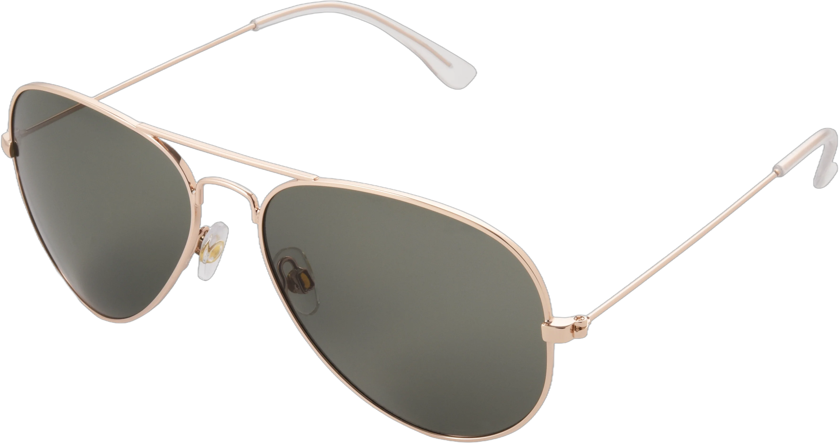 Sunsentials by Foster Grant Women's Aviator Sunglasses, Gold