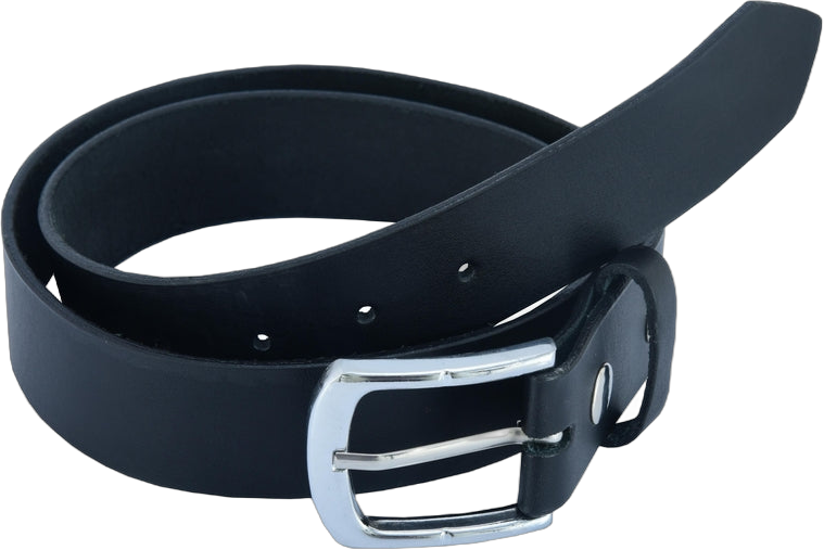 BLT2013 The Iconic Black Genuine Leather Belt