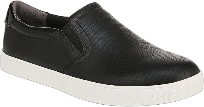 Dr. Scholl's Womens Madison Slip On Sneaker Black Larsen 7.5 M