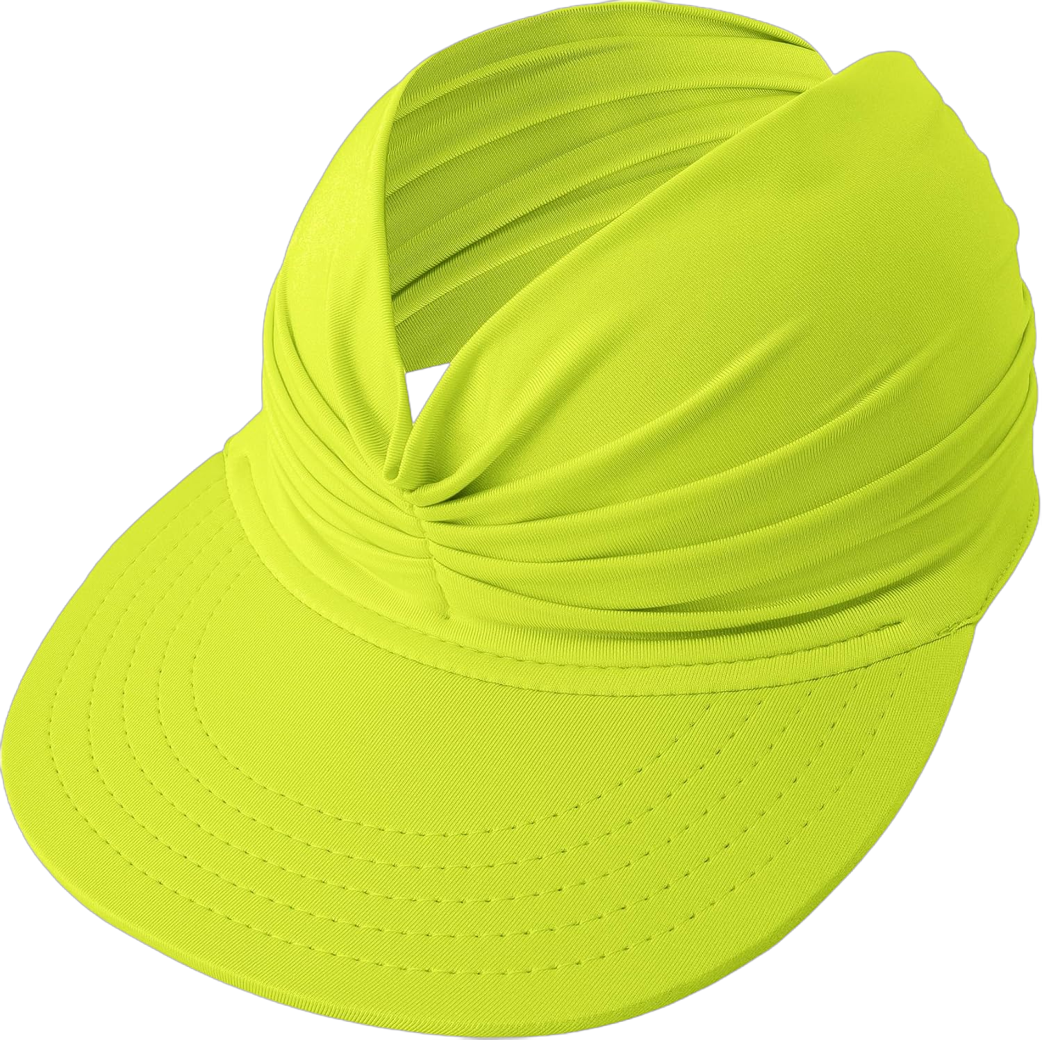 Jastore Kids Visor Sun Hat Adjustable Girls Tennis Hat Sports Boys Hat Travel Running Golf Visor Cap UPF 50+ 3-5T Fluorescent Yellow