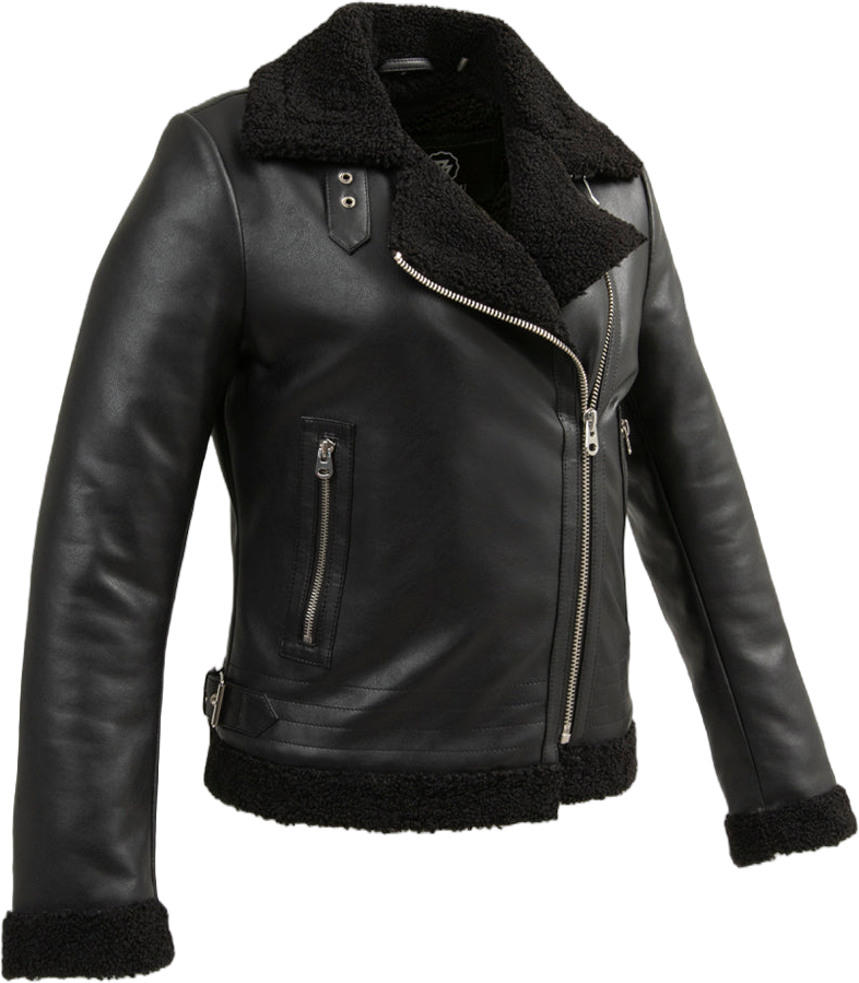 First Manufacturing Chelsea - Women's Leather Jacket, Black