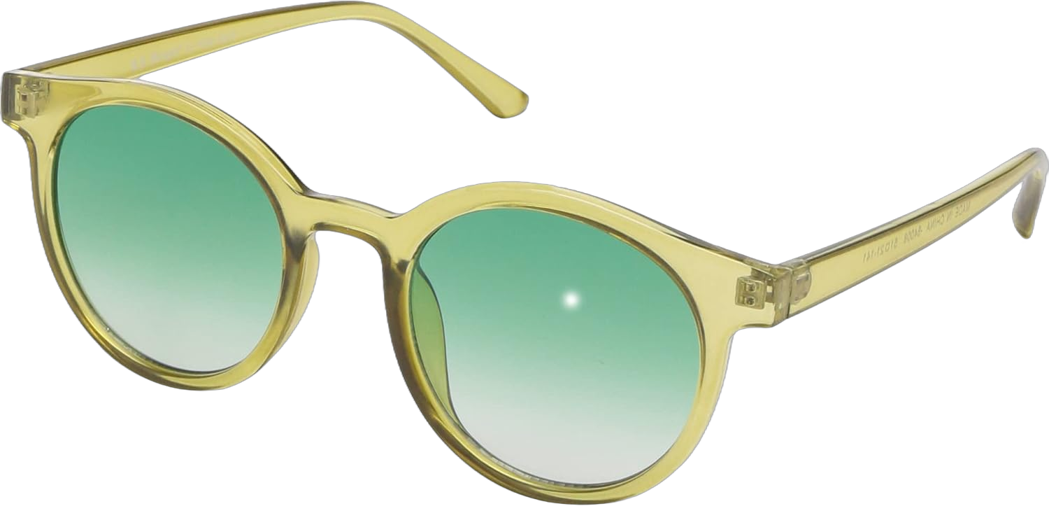 A.J. Morgan Women's Low Key Round Sunglasses Olive Green 51 Millimeters