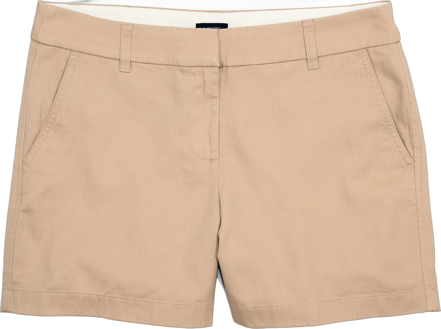 J.Crew Mercantile Women's 5" Classic Chino Short (0, Light Khaki)