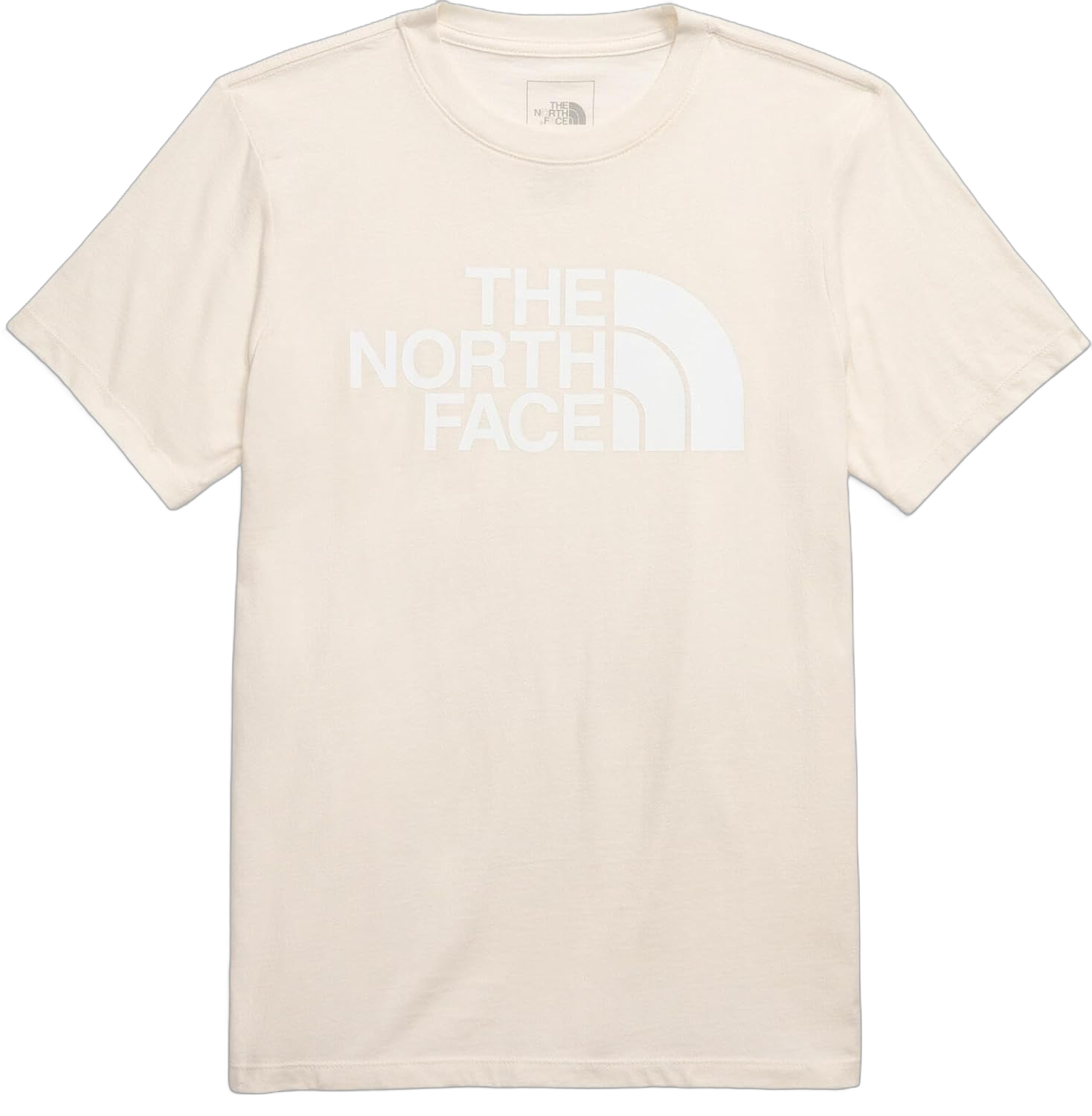 THE NORTH FACE Women's S/S Half Dome Cotton Tee Small White Dune/Tnf White