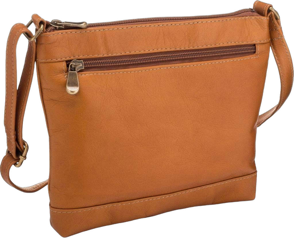 Le Donne Leather Savanna Crossbody Women's Purse Full Grain Colombian Leather Handbag Shoulder Bag Cross Body Medium Tan