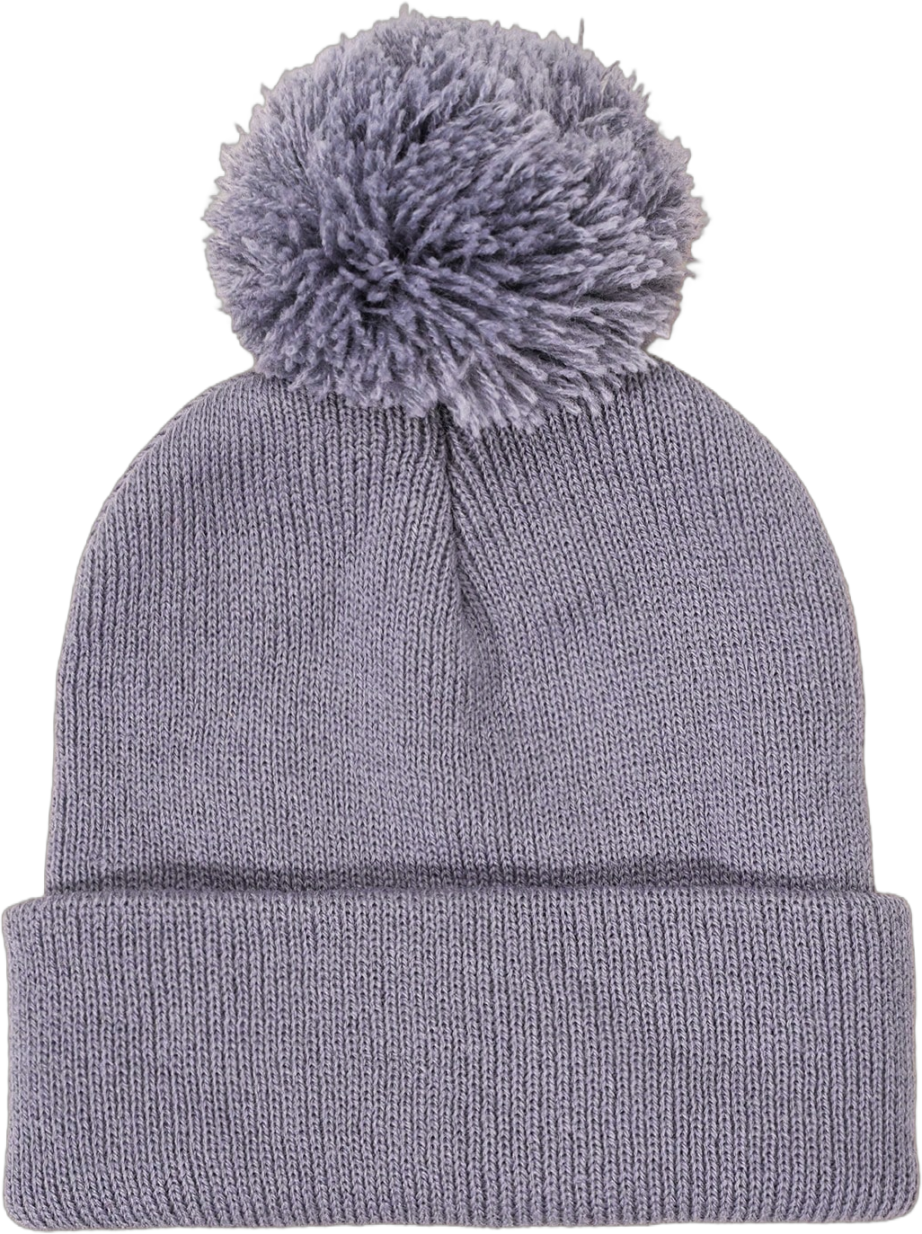 1pc Y2K Style Unisex Baby/Toddler/Child Solid Color Knit Hat With Pom Pom, Warm Winter Casual Outdoor Cap