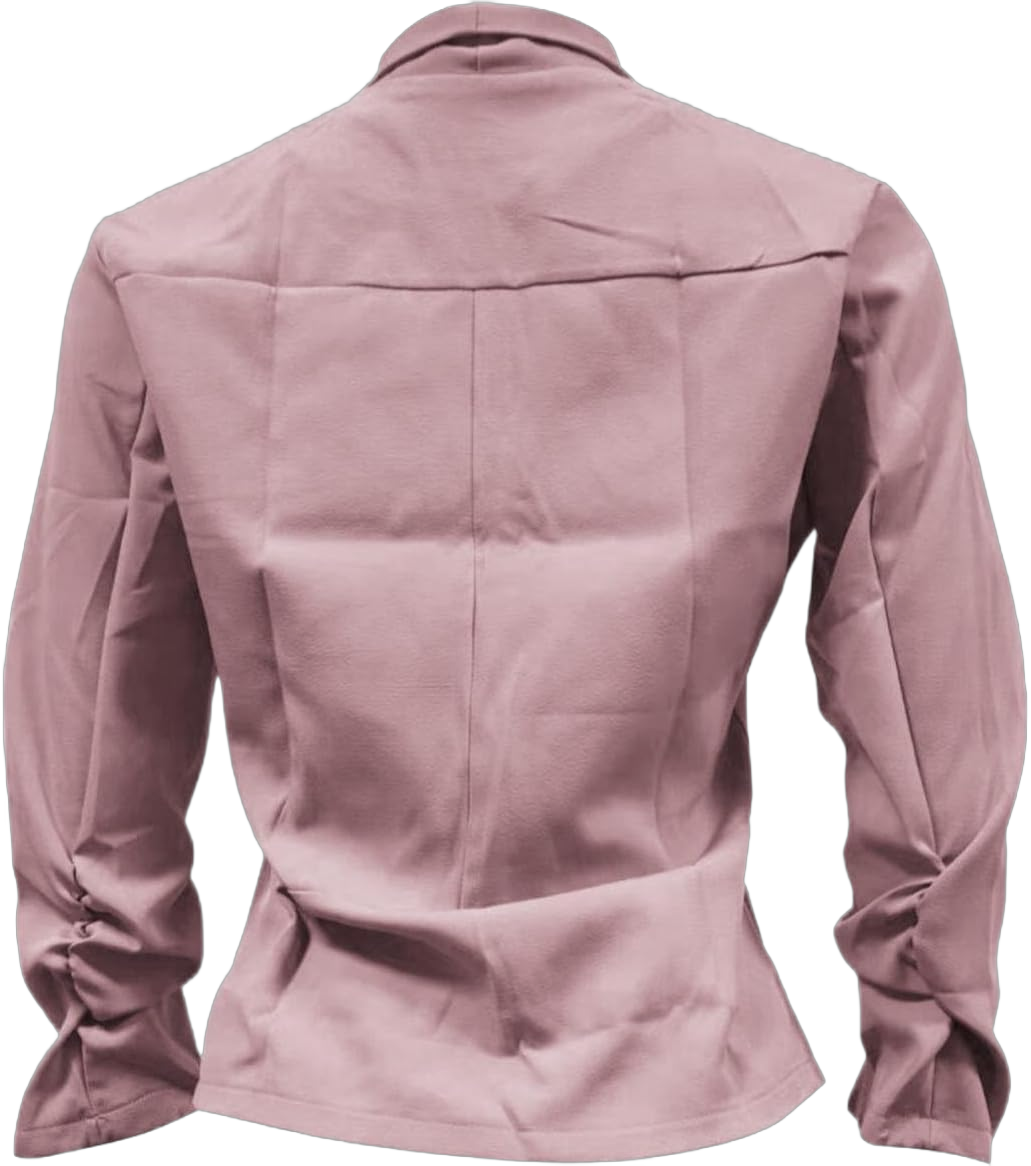 Linen Blazer Women,Womens Fall Fashion Business Casual Outfits Long Sleeve Blazers Suit Jackets for Women XX-Large Pink