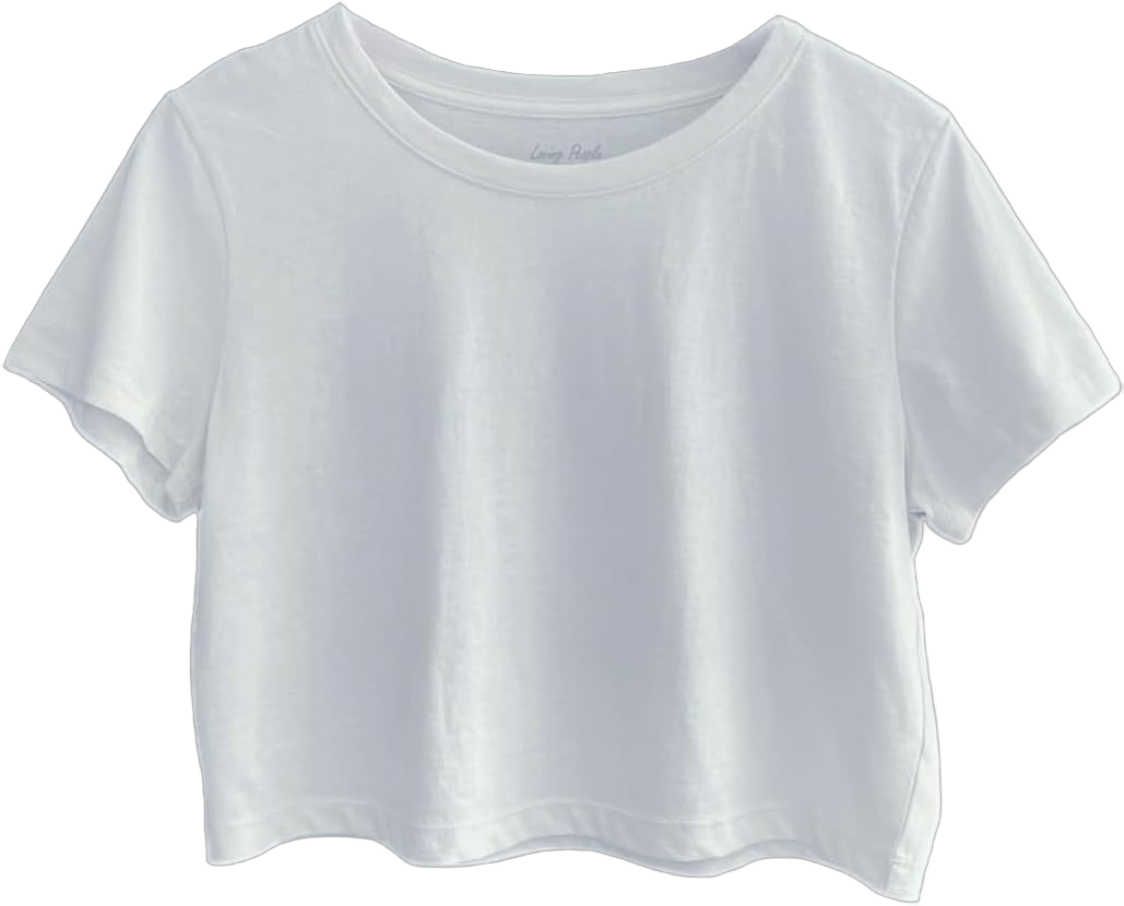 Women's Boxy Crop Top Round Neck Short Sleeve Casual 100% Cotton Cropped Tee T-Shirt