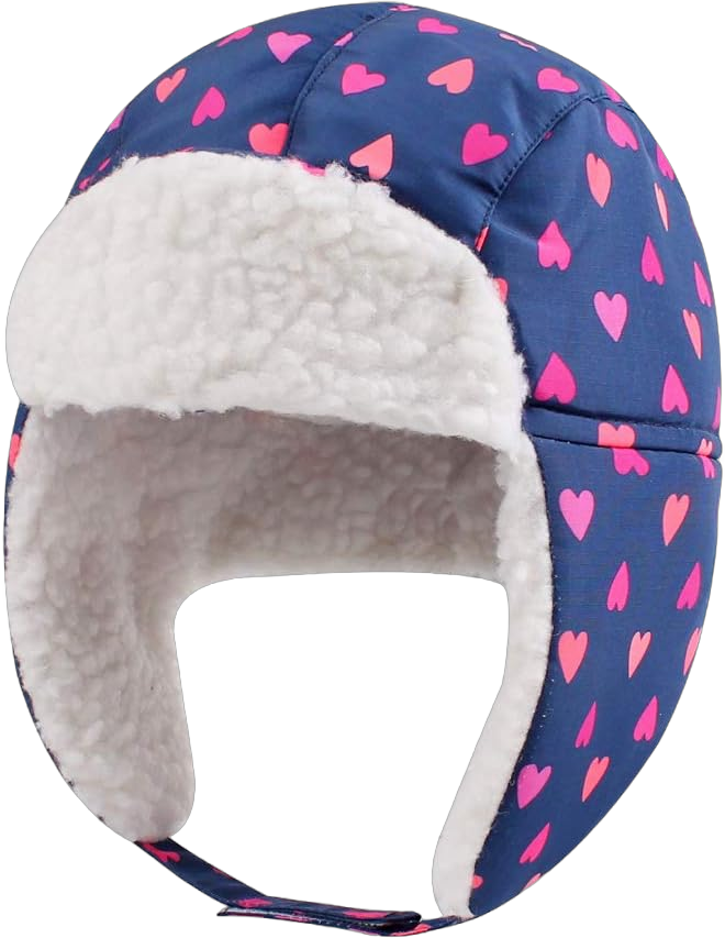 Winter Trapper Hat for Boys Girls Waterproof Warm Baby Toddler Ushanka Fleece Beanie Hats for 6M-6T 4-6 Years Sweet Heart