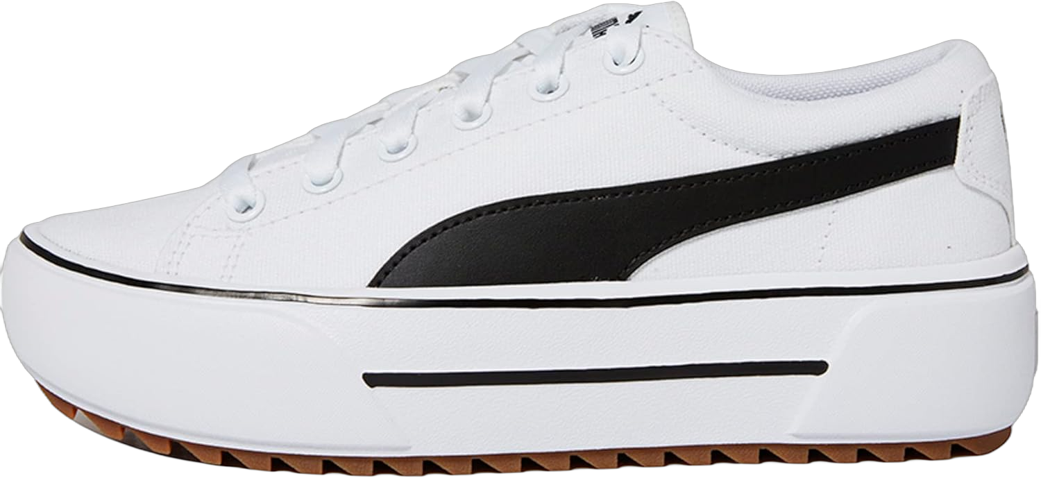 PUMA Women's Kaia Platform Sneaker 11 White