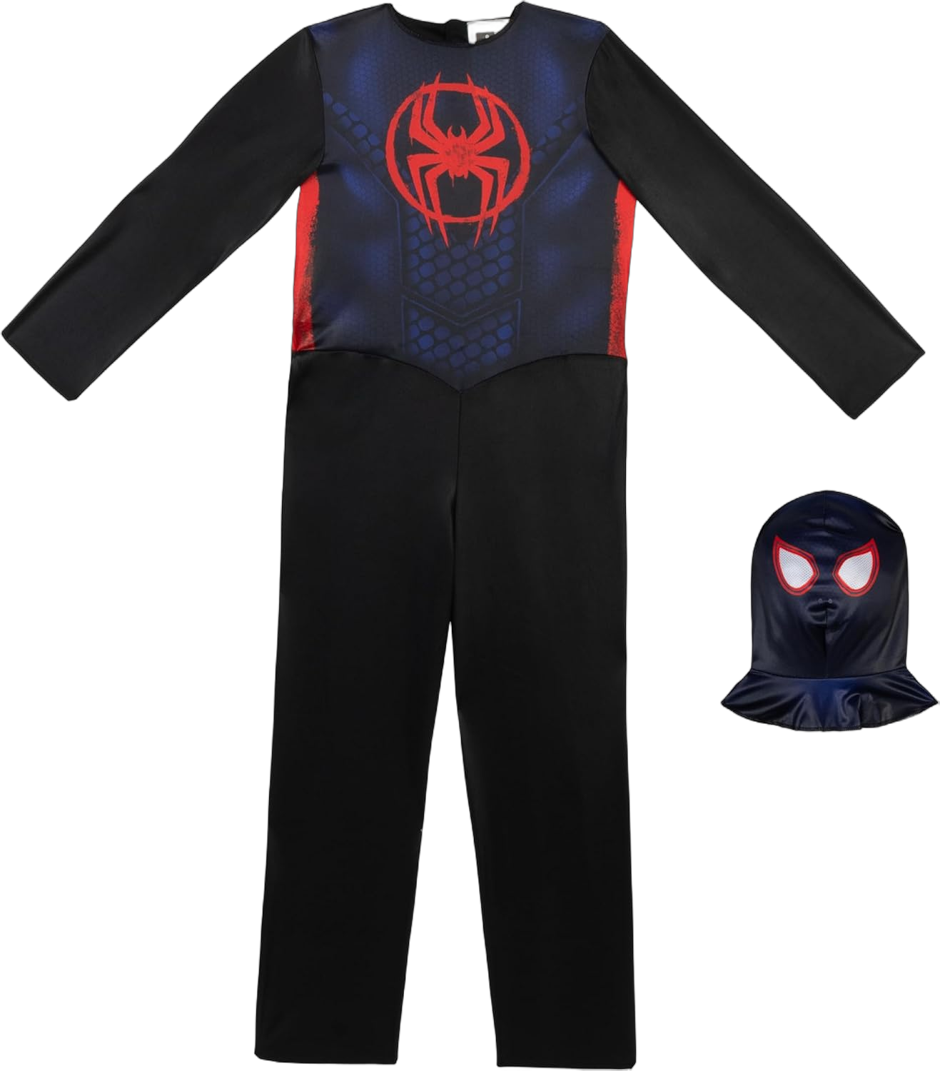 Miles Morales Spider-Man Value Boy's Costume | Superhero Costumes Small Black