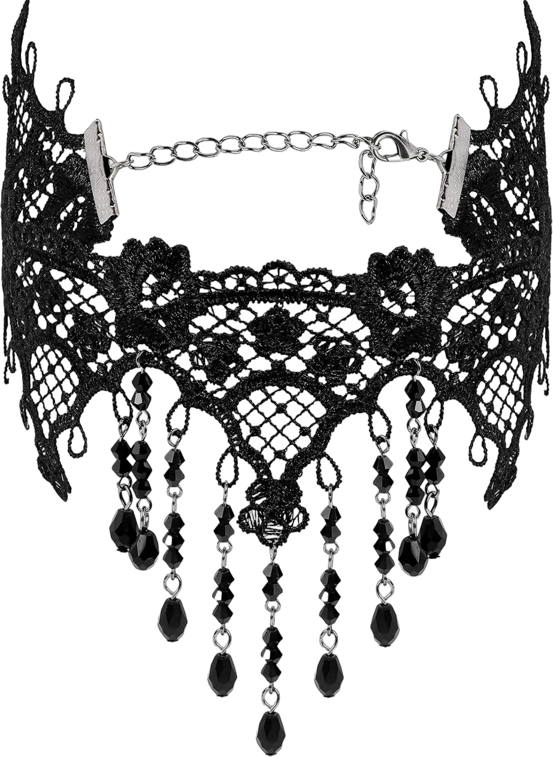 Sacina Gothic Vintage Necklace, Lace Choker, Black Choker Necklace, Gothic Choker, Gothic Necklace, Halloween Necklace, Christmas New Year Jewelry Gift for Women