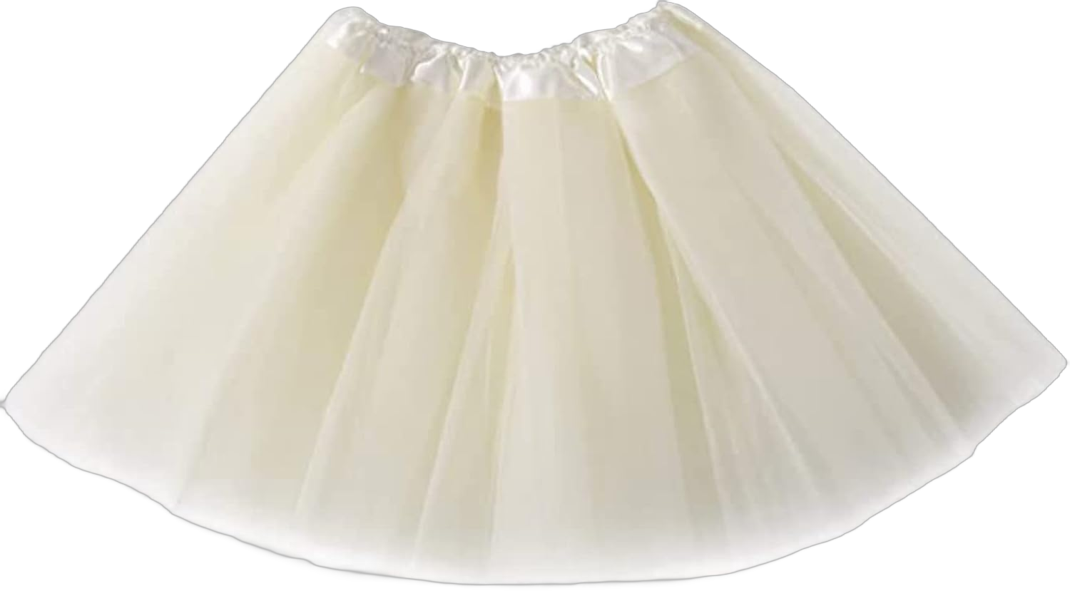 Aslana Adult Tutu Skirts for Women Teen Girl Ballet Dance Costume. 3 Tulle Layered. 1 Size Fits Most Women Girls of Size 4-20 #17 Ivory 1