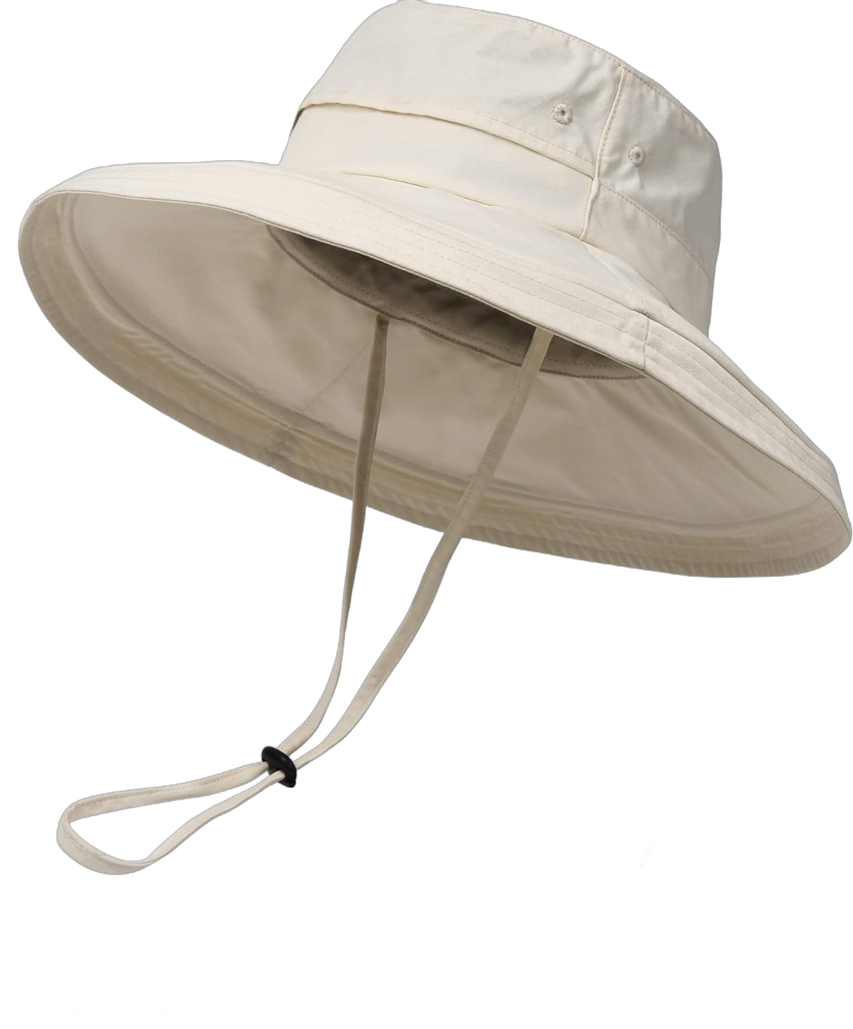 Sun Hats for Women Gardening Hat Wide Brim Ponytail Beach Sun Protection Breathable Cotton Summer Hat with Fold-Up Brim