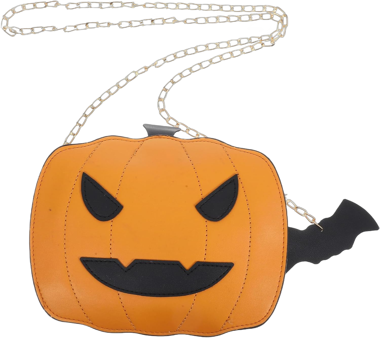 Pumpkin Bag Crossbody Bag Halloween Pumpkin Messenger Bag Devil Shoulder Chain Bag Pumpkin Purse for Gothic BagHalloween Purse Women Girls (Brown)