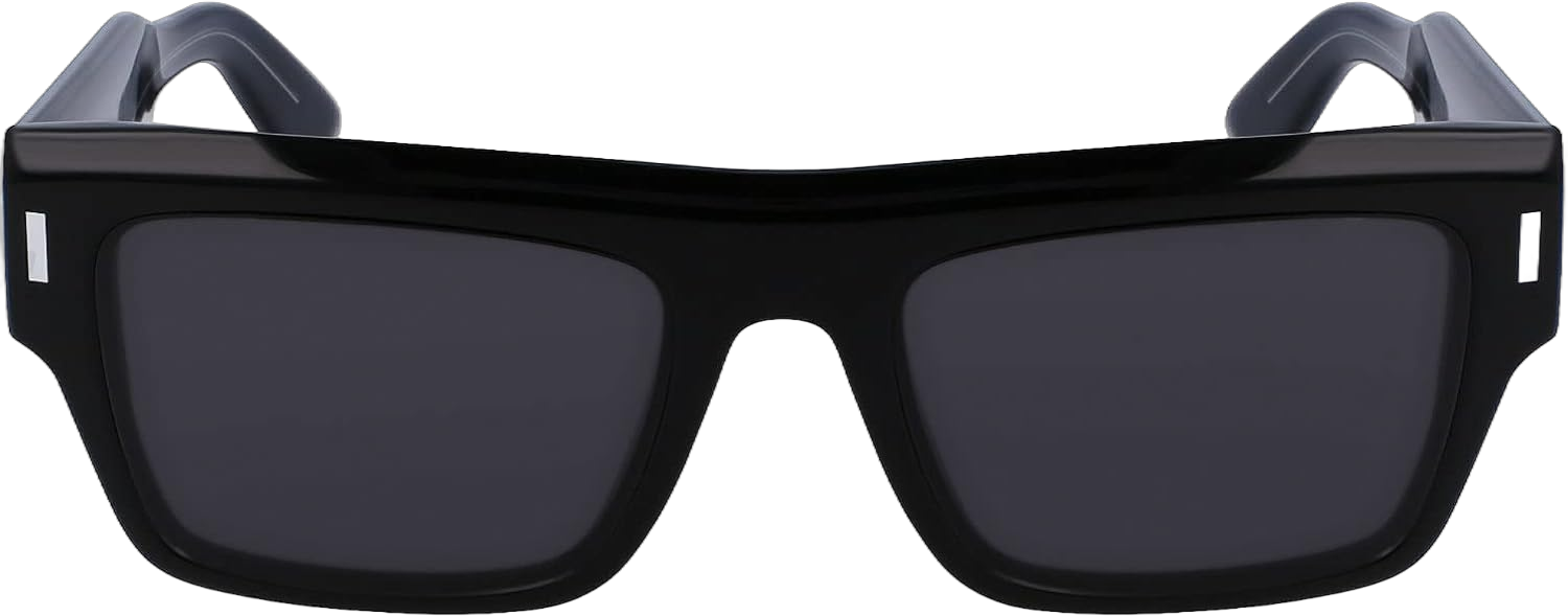 Calvin Klein SUNGLASSES Calvin Klein Men's CK23504S Square Sunglasses, Black, One Size