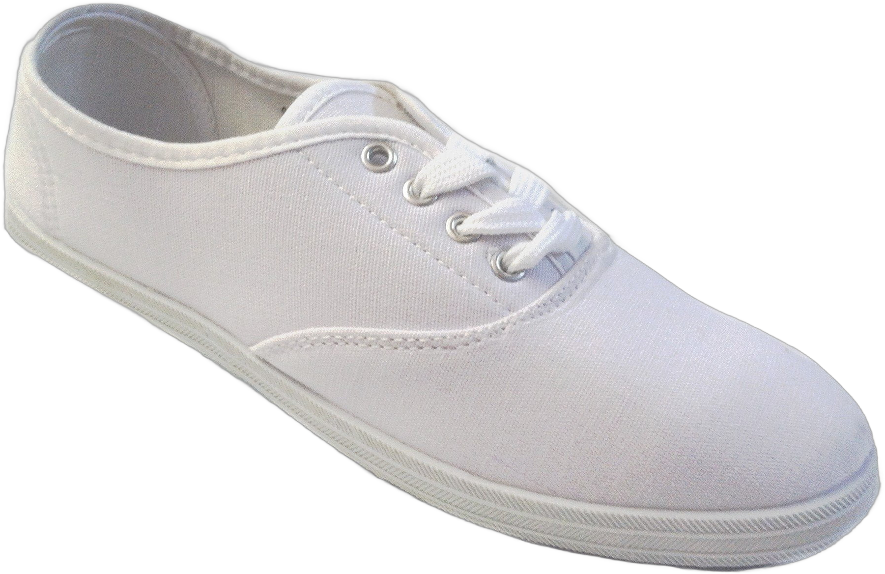 Shoes8teen Shoes 18 Womens Canvas Shoes Lace up Sneakers 18 Colors Available (7.5 B(M) US, White 324)