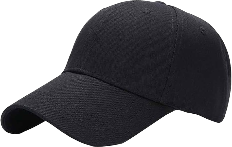 Quick Drying Sports Hat UPF 50+ Baseball Cap Embroidered Lightweight Outdoor Sun Hats for Men Women One Size Black