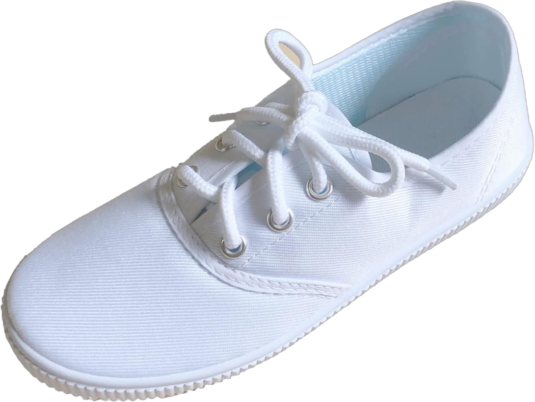 Unpafcxddyig Kids Lace up Sneakers Athletic Running Tennis Sport Shoe Canvas Shoes White 10 Toddler White