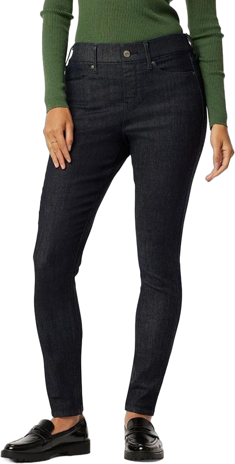 Levi Strauss Signature Gold Women's Totally Shaping Ultimate Pull-on Skinny Jeans (Also Available in Plus) Standard 2 Long Retro Dark