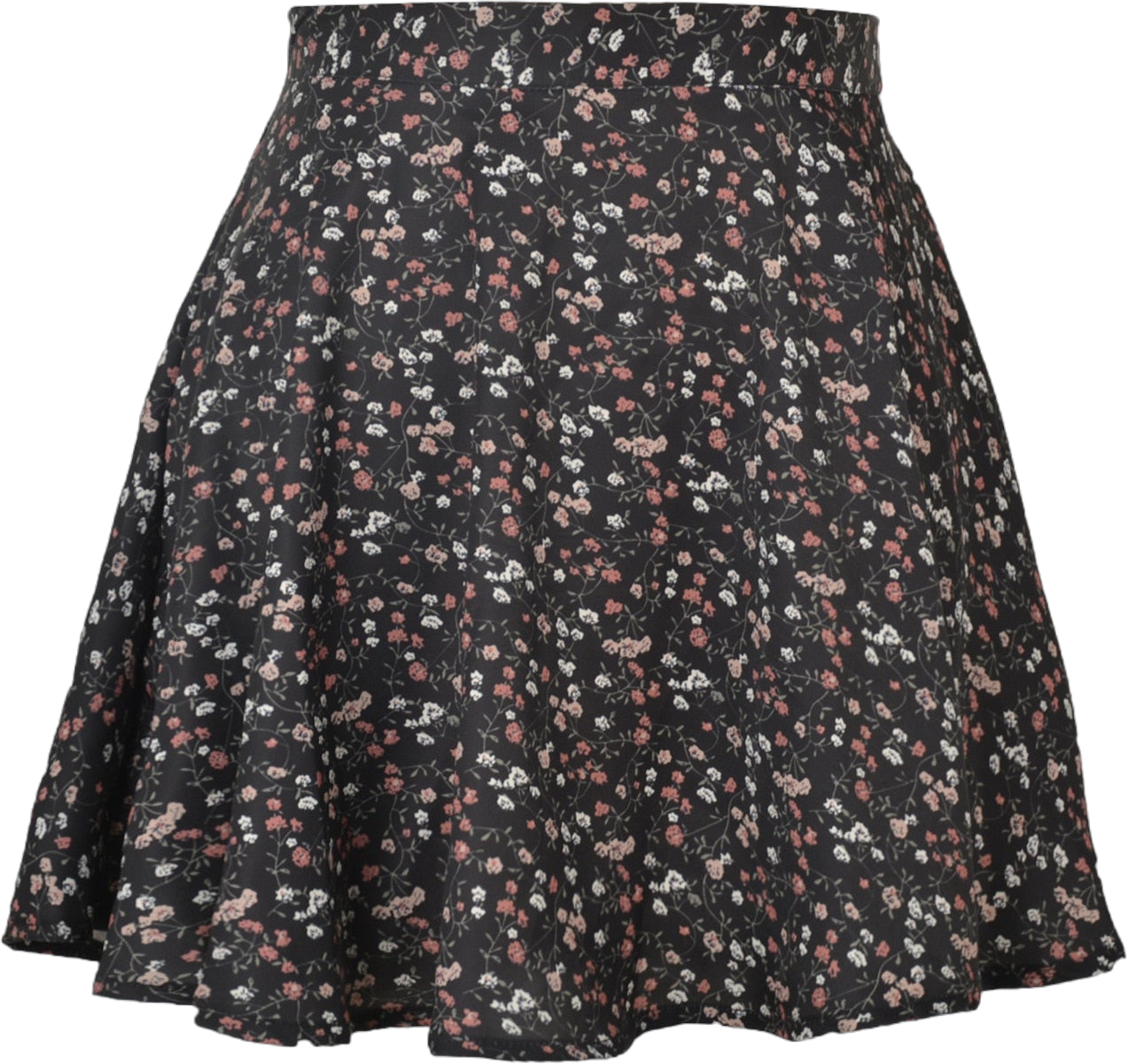 Summer new women' floral print skirt high waist umbrella mini skirt Female invisible zipper chiffon print short skirt women 2022