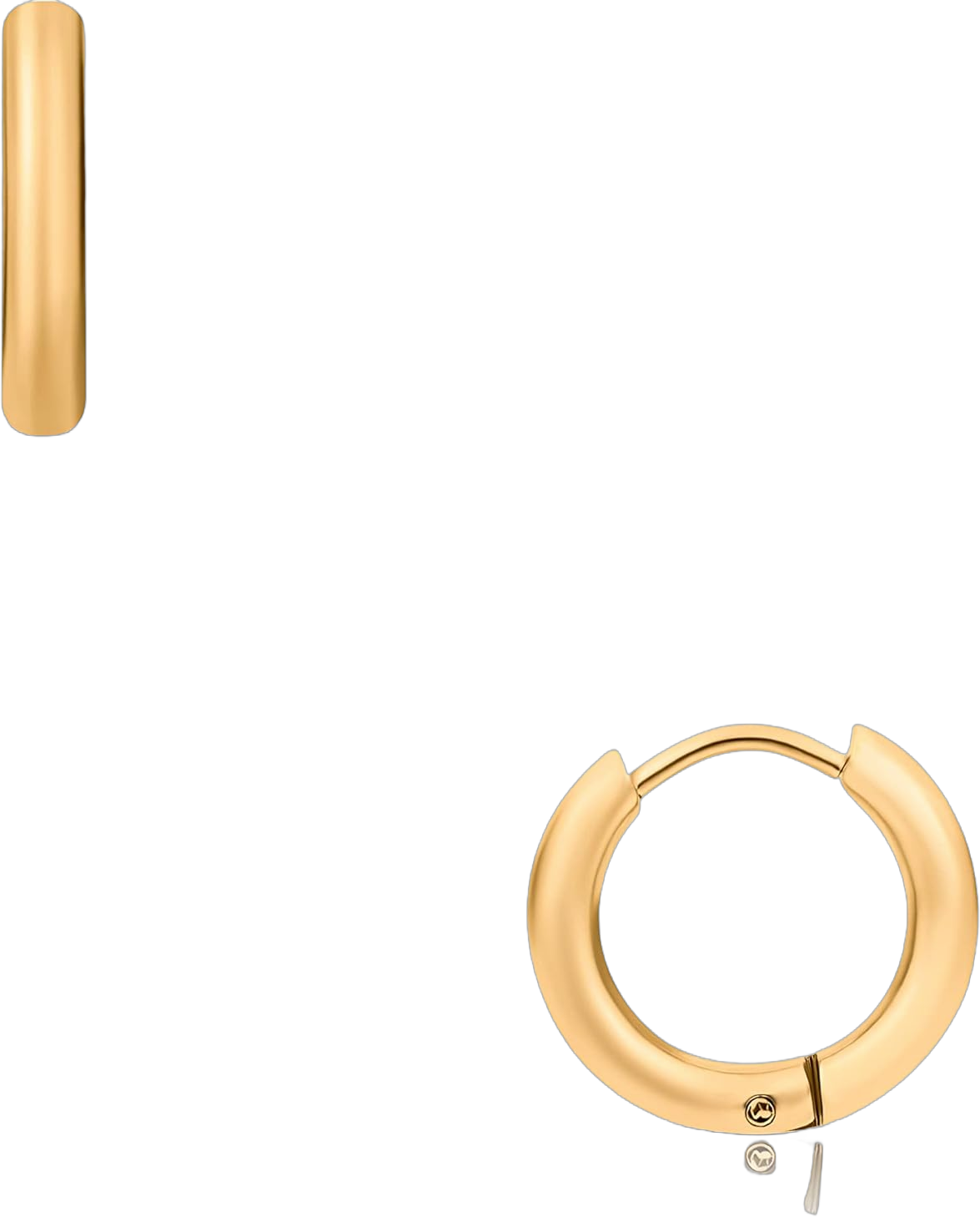 Ellie Vail - Erin Huggie Hoop Gold Earrings Trendy Cute for Women Jewelry Water Resistant Waterproof Hypoallergenic