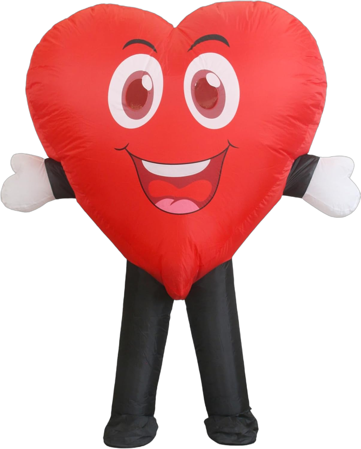 Red Love Heart Inflatable Costume,Fun Air blow up Mascot Suit Halloween Inflatables Costumes Fancy Dress Cosplay