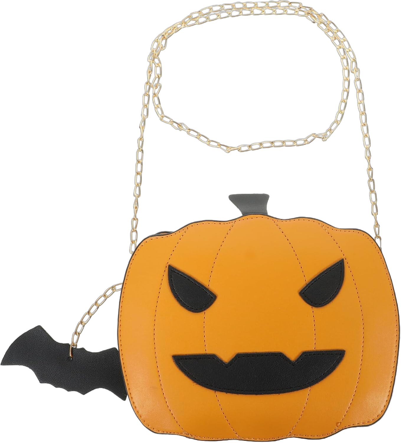 Abaodam Halloween Pumpkin Crossbody Bag Little Devil Shoulder Bag Pumpkin Messenger Bag Handbag for Women Girls Halloween Bag Brown Size 2