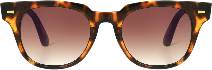 Women&#39;s Tortoise Shell Print Narrow Rectangle Sunglasses - Universal Thread&#8482; Brown