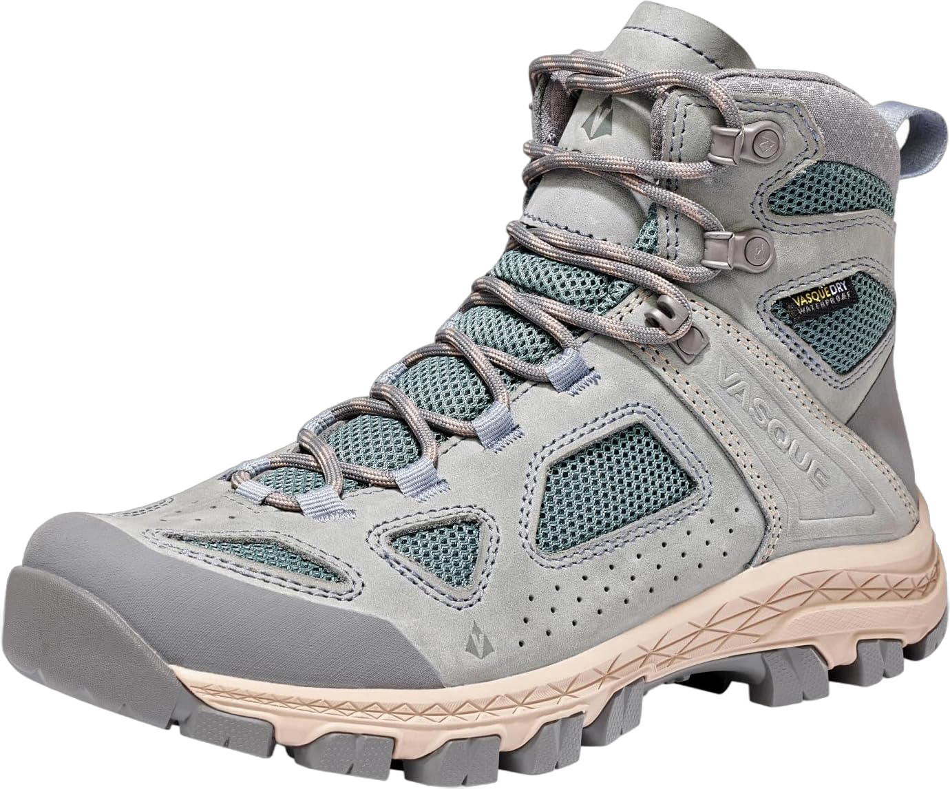 Vasque Women's Breeze Waterproof Hiking Boot, Trooper (P), 7.5 Wide