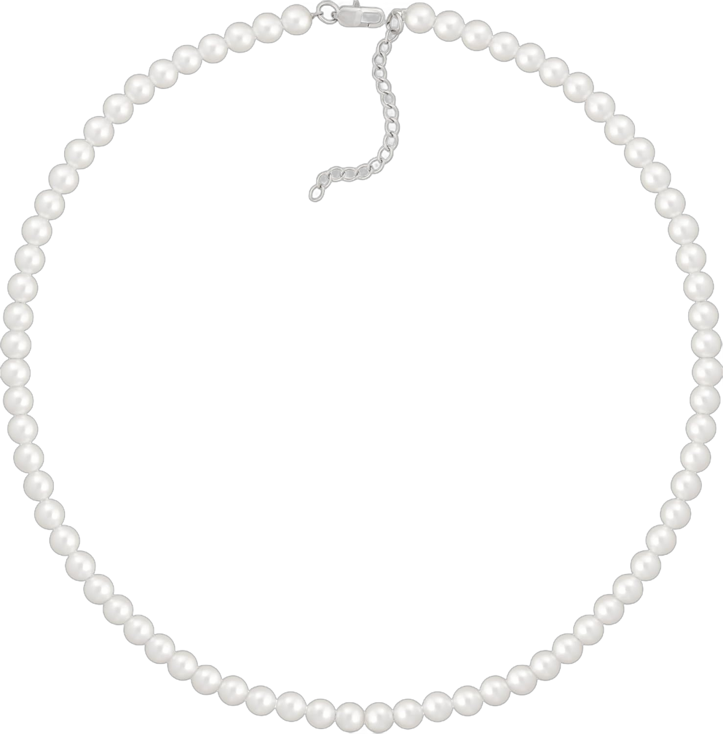 Sacina 6mm Imitation Pearl Choker Necklace, Pearl Choker Necklaces for Women, Bridal Necklace, 1920s Costume Jewelry, Christmas Jewelry Gift for Women