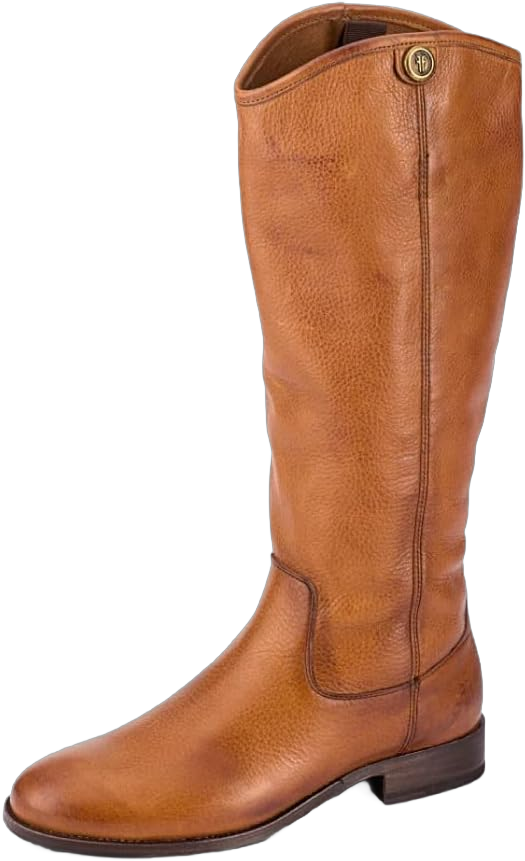 Frye Melissa Button 2 Equestrian-Inspired Tall Boots for Women Made from Hard-Wearing Vintage Leather with Antique Metal Hardware and Leather Outsole – 15 ½” Shaft Height, Whiskey Extended Calf, 7 UK