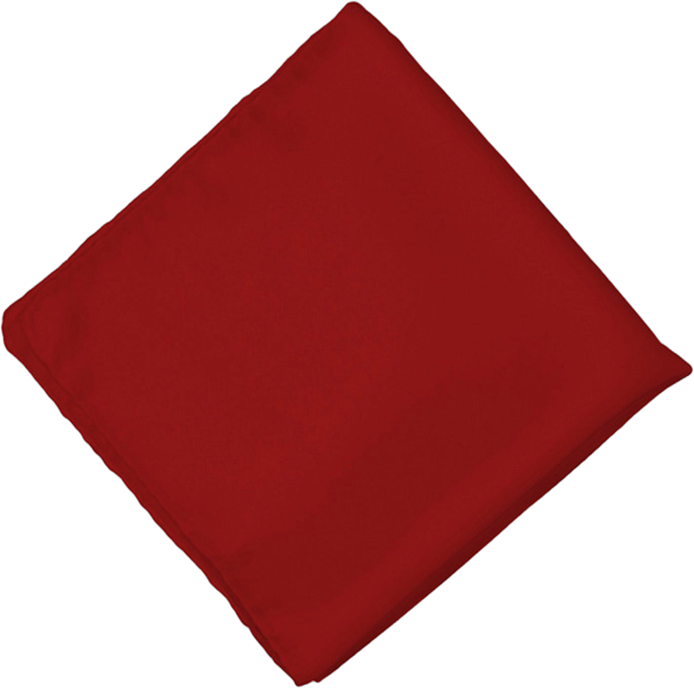 Silk Man Pocket Square Red