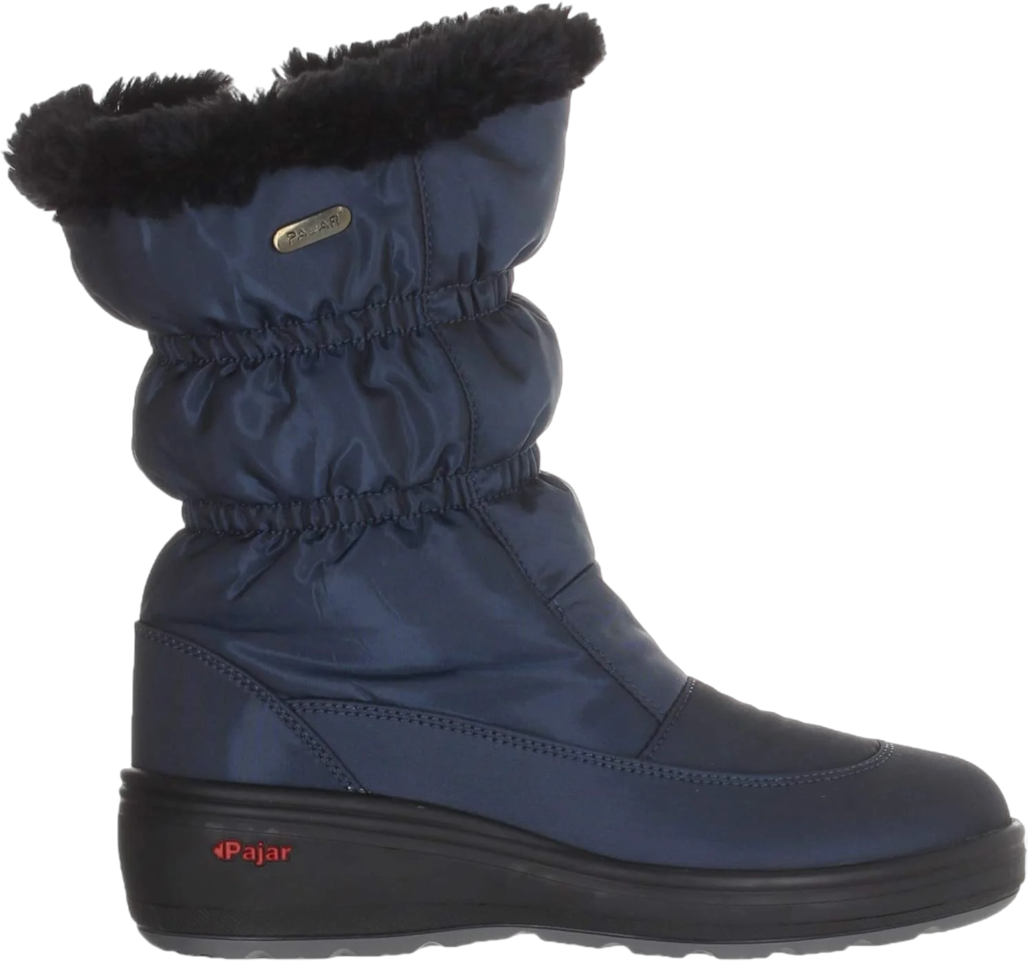 Pajar Canada Snowcap 2 Women's Pull-On Winter Snow Boots- Fleece Lined- Waterproof- Retractable Ice Grip for Traction in Snow and Ice