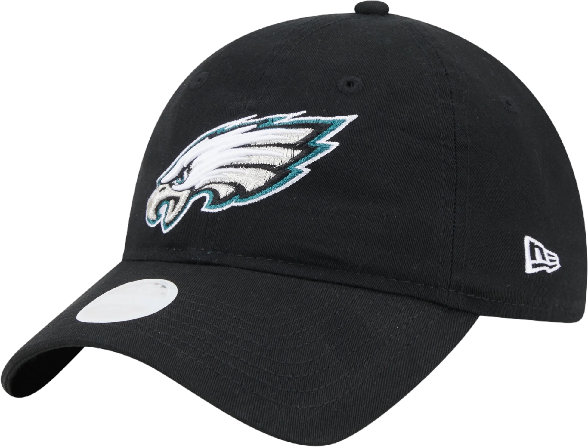 Women's New Era  Black Philadelphia Eagles  Main Core Classic 2.0 9TWENTY Adjustable Hat